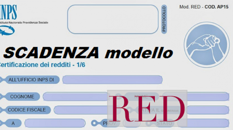 blocco pensione senza invio modello red