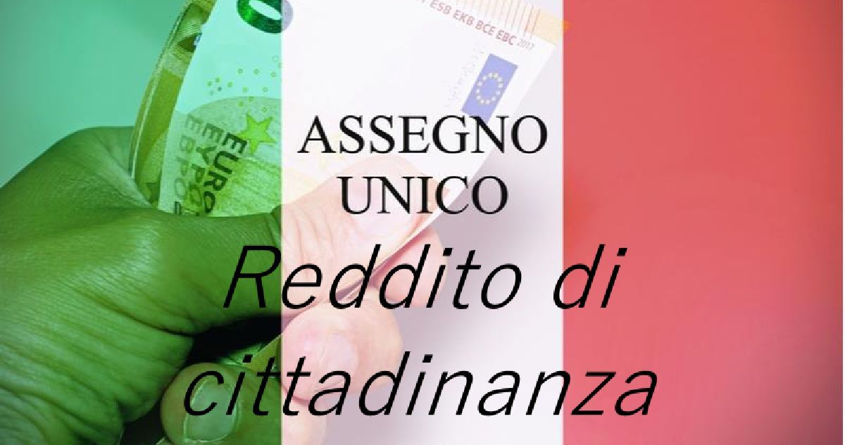 assegno unico e reddito di cittadinanza